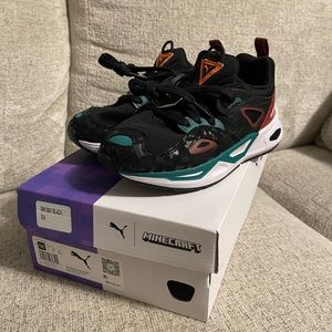 Puma MineCraft X TRC Blaze Lace Up Sneakers (Little Kid)
